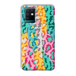 Colors Phone Customized Printed Back Cover for Infinix Note 10