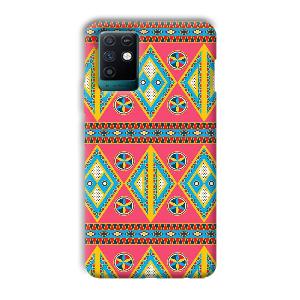 Colorful Rhombus Phone Customized Printed Back Cover for Infinix Note 10