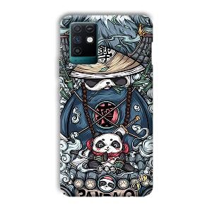 Panda Q Phone Customized Printed Back Cover for Infinix Note 10