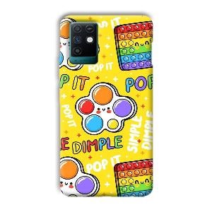 Pop It Phone Customized Printed Back Cover for Infinix Note 10