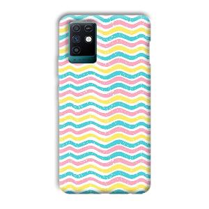 Wavy Designs Phone Customized Printed Back Cover for Infinix Note 10