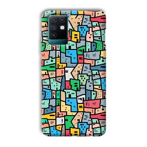 Small Homes Phone Customized Printed Back Cover for Infinix Note 10