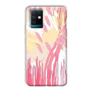 Pink Pattern Designs Phone Customized Printed Back Cover for Infinix Note 10