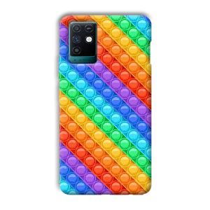 Colorful Circles Phone Customized Printed Back Cover for Infinix Note 10