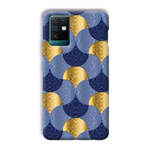 Semi Circle Designs Phone Customized Printed Back Cover for Infinix Note 10