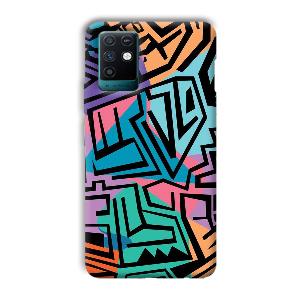 Patterns Phone Customized Printed Back Cover for Infinix Note 10