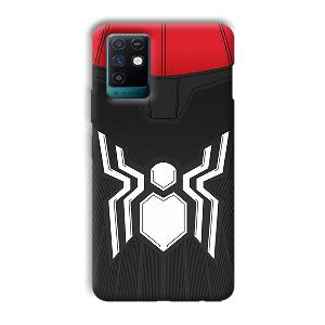 Spider Phone Customized Printed Back Cover for Infinix Note 10