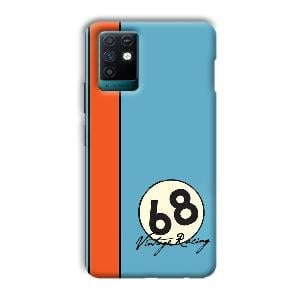 Vintage Racing Phone Customized Printed Back Cover for Infinix Note 10