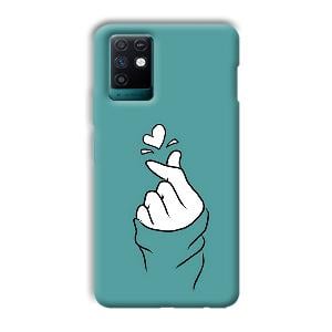 Korean Love Design Phone Customized Printed Back Cover for Infinix Note 10