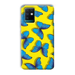 Butterflies Phone Customized Printed Back Cover for Infinix Note 10