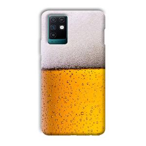 Beer Design Phone Customized Printed Back Cover for Infinix Note 10
