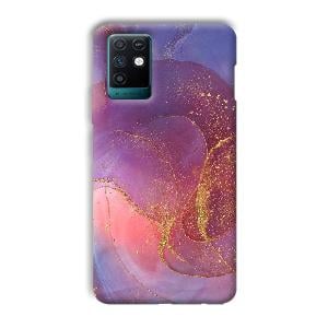 Sparkling Marble Phone Customized Printed Back Cover for Infinix Note 10