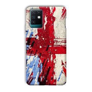 Red Cross Design Phone Customized Printed Back Cover for Infinix Note 10