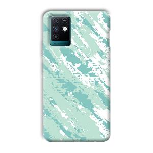 Sky Blue Design Phone Customized Printed Back Cover for Infinix Note 10