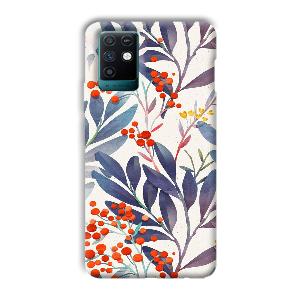 Cherries Phone Customized Printed Back Cover for Infinix Note 10