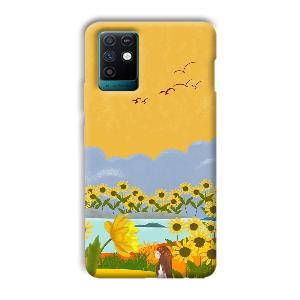 Girl in the Scenery Phone Customized Printed Back Cover for Infinix Note 10