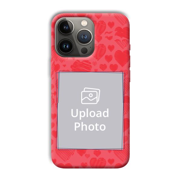 Red Hearts Customized Printed Back Cover for Apple iPhone 13 Pro Max