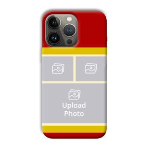 Red Yellow Collage Customized Printed Back Cover for Apple iPhone 13 Pro Max