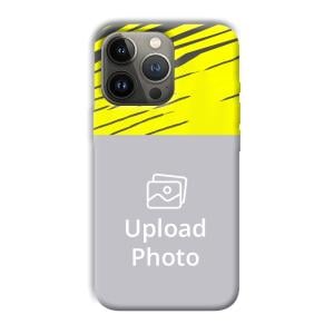 Yellow Lines Customized Printed Back Cover for Apple iPhone 13 Pro