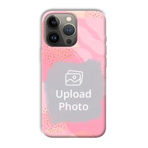 Sparkly Pink Customized Printed Back Cover for Apple iPhone 13 Pro
