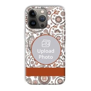 Henna Art Customized Printed Back Cover for Apple iPhone 13 Pro Max