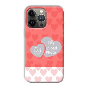2 Hearts Customized Printed Back Cover for Apple iPhone 13 Pro