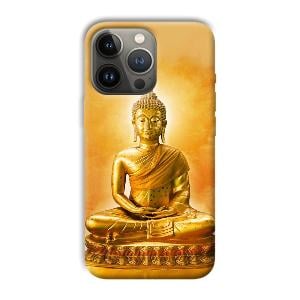 Golden Buddha Phone Customized Printed Back Cover for Apple iPhone 13 Pro