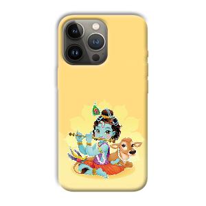 Baby Krishna Phone Customized Printed Back Cover for Apple iPhone 13 Pro