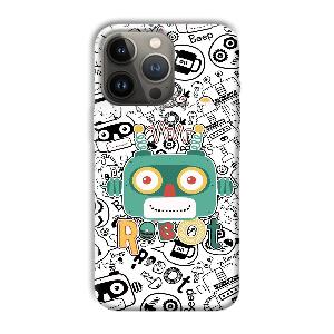 Animated Robot Phone Customized Printed Back Cover for Apple iPhone 13 Pro Max