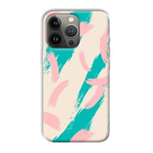 Pinkish Blue Phone Customized Printed Back Cover for Apple iPhone 13 Pro