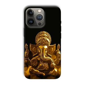 Ganesha Idol Phone Customized Printed Back Cover for Apple iPhone 13 Pro
