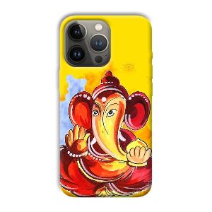 Ganesha Ji Phone Customized Printed Back Cover for Apple iPhone 13 Pro
