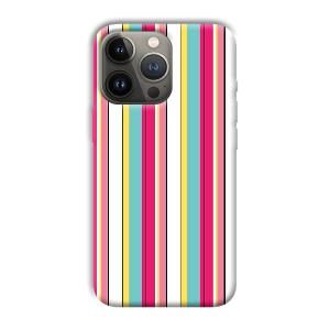 Lines Pattern Phone Customized Printed Back Cover for Apple iPhone 13 Pro