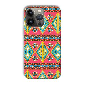 Colorful Rhombus Phone Customized Printed Back Cover for Apple iPhone 13 Pro