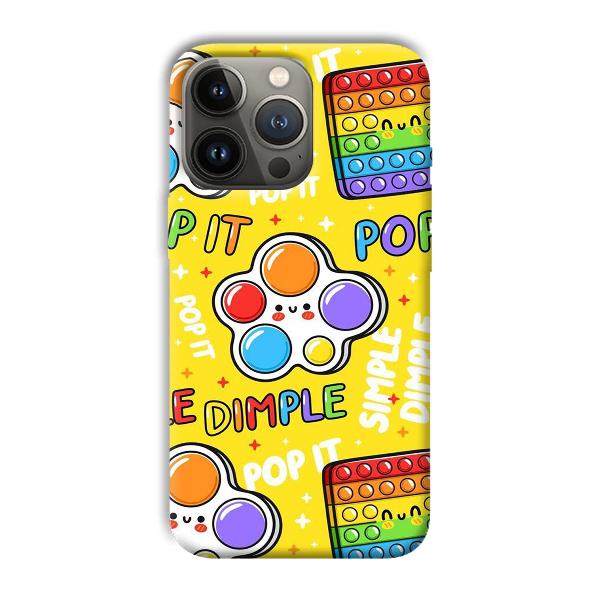 Pop It Phone Customized Printed Back Cover for Apple iPhone 13 Pro Max