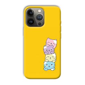 Colorful Kittens Phone Customized Printed Back Cover for Apple iPhone 13 Pro Max
