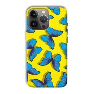 Butterflies Phone Customized Printed Back Cover for Apple iPhone 13 Pro