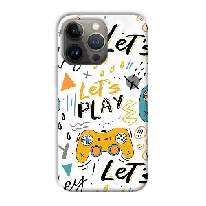 Let's Play Phone Customized Printed Back Cover for Apple iPhone 13 Pro