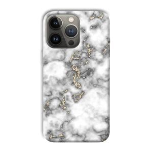 Grey White Design Phone Customized Printed Back Cover for Apple iPhone 13 Pro Max