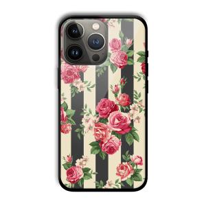 Wall of Flowers Customized Printed Glass Back Cover for Apple iPhone 13 Pro
