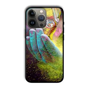 Festival of Colors Customized Printed Glass Back Cover for Apple iPhone 13 Pro