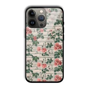 Flowers Customized Printed Glass Back Cover for Apple iPhone 13 Pro Max
