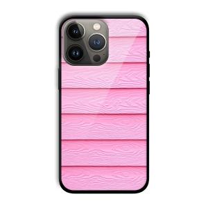 Pink Waves Customized Printed Glass Back Cover for Apple iPhone 13 Pro Max