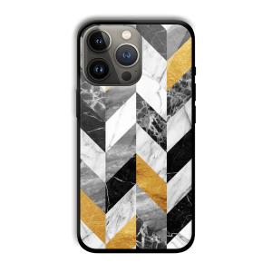 Marble Tiles Customized Printed Glass Back Cover for Apple iPhone 13 Pro Max