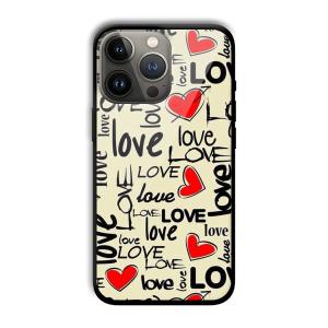 Love Customized Printed Glass Back Cover for Apple iPhone 13 Pro