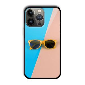 Cool Sunglasses Customized Printed Glass Back Cover for Apple iPhone 13 Pro Max