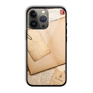 Journal Entry Customized Printed Glass Back Cover for Apple