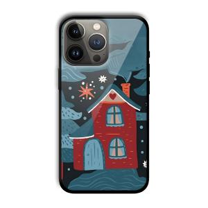 Red House Customized Printed Glass Back Cover for Apple iPhone 13 Pro Max