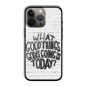 Good Thinks Customized Printed Glass Back Cover for Apple iPhone 13 Pro Max