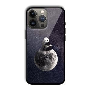 Astronaut Panda Customized Printed Glass Back Cover for Apple iPhone 13 Pro Max